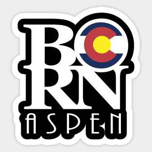 BORN Aspen Colorado Sticker